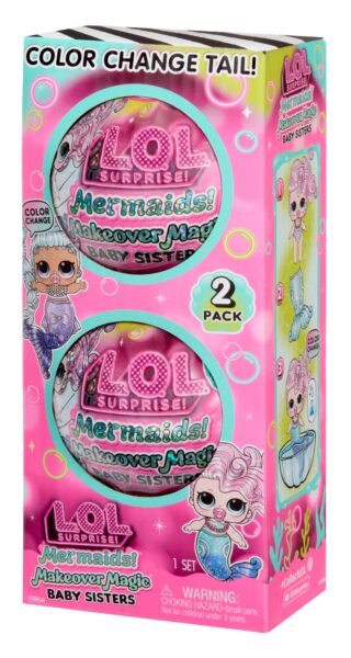 L.O.L. Surprise! Mermaids Baby Sisters – zestaw 2 niespodzianek