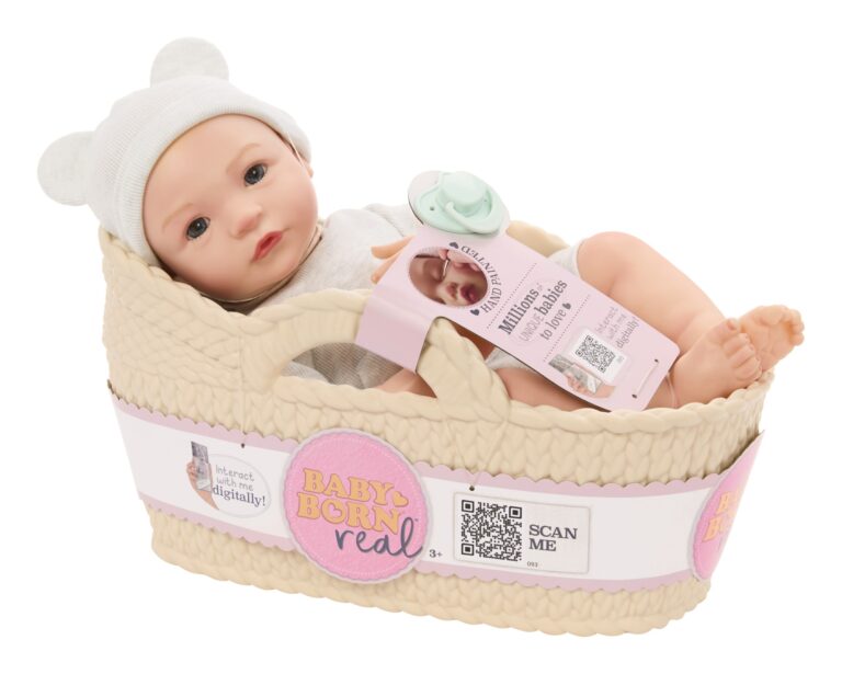 BABY born NeoBorn – lalka chłopiec, jasna karnacja, otwarte oczy