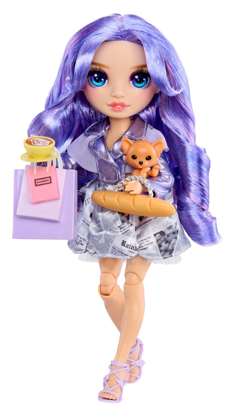 Rainbow High Pretty in Paris Fashion Doll- Violet